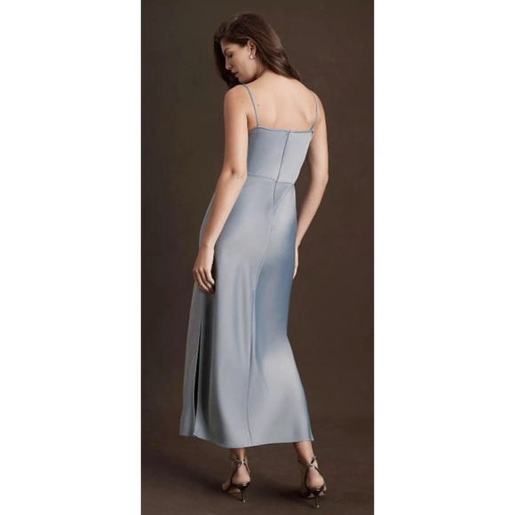 NWT BHLDN Cali Satin Cowl-Neck Midi Slip Dress - Picture 3 of 9